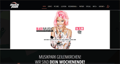 Desktop Screenshot of musikpark-geilenkirchen.de