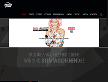 Tablet Screenshot of musikpark-geilenkirchen.de